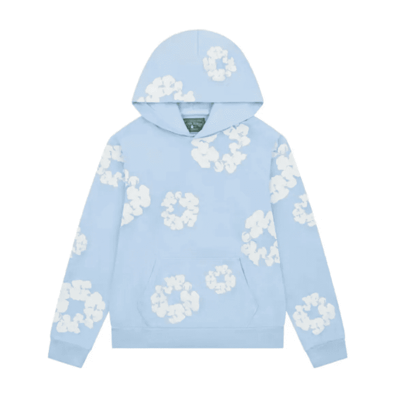 Moletom Denim Tears The Cotton Wreath Powder Blue