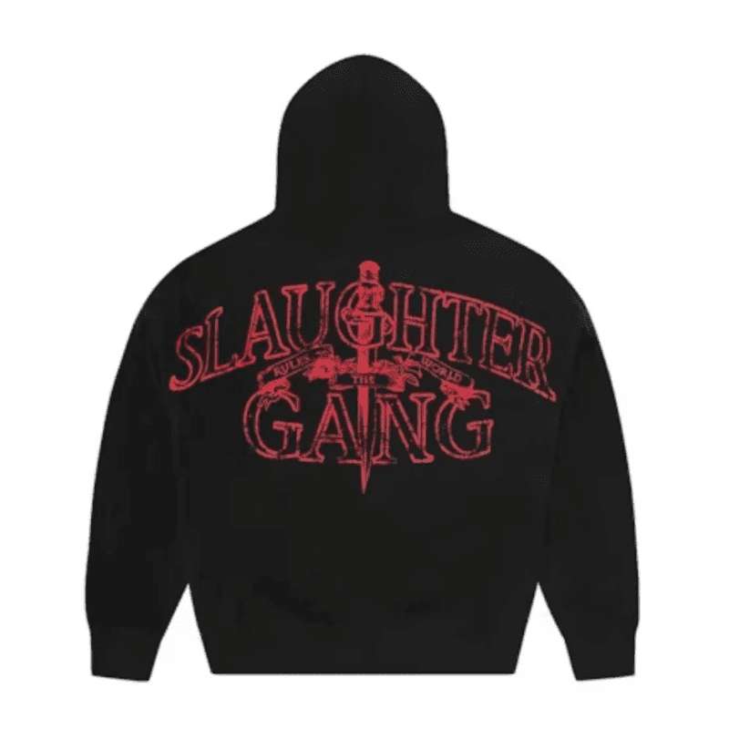 Moletom Corteiz x 21 Savage Slaughter Gang Preto