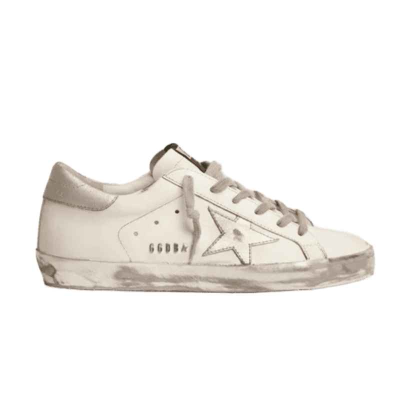 Golden Goose Super-Star White Silver