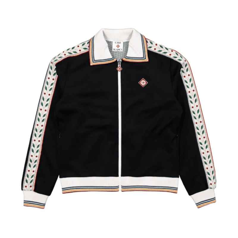 Jaqueta Casablanca Sport Logo Preta