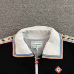 Jaqueta Casablanca Sport Logo Preta