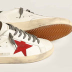 Golden Goose Super-Star White Red