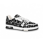 Louis Vuitton Trainer Black Monogram Textile