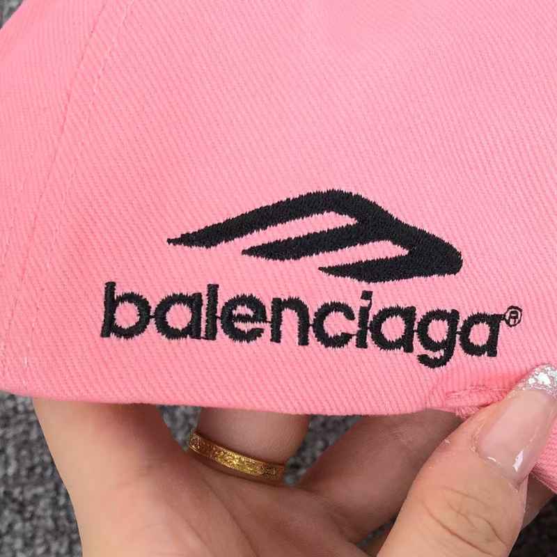 Boné Balenciaga Paris Soccer Pink