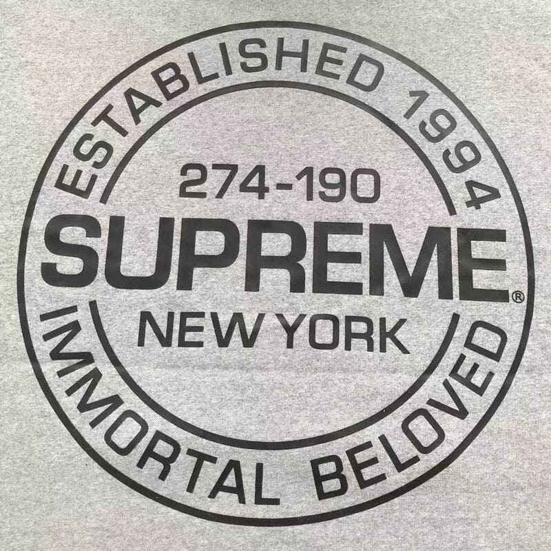 Moletom Supreme Immortal Heather Grey