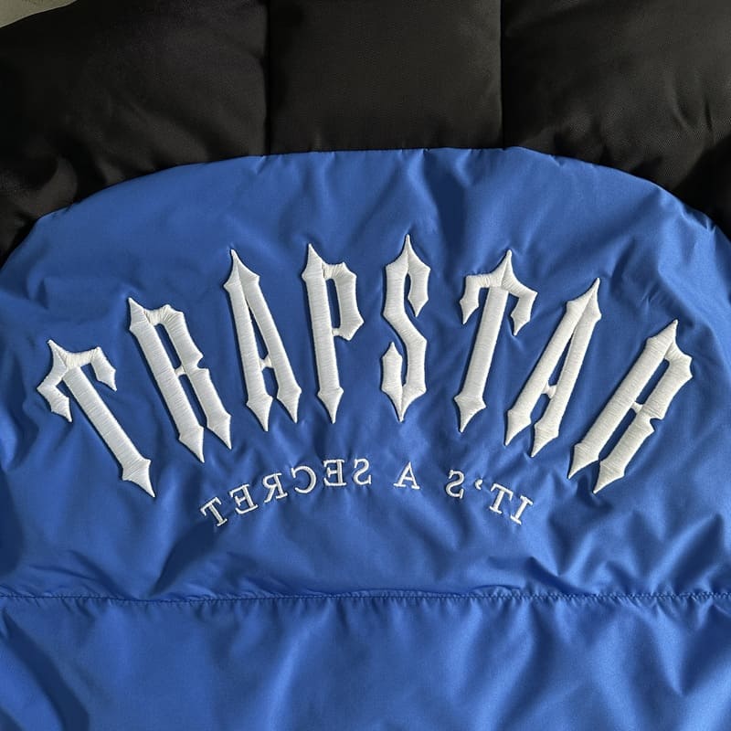 Jaqueta Trapstar Irongate Arch Puffer Black/Blue