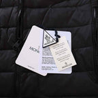 Jaqueta Moncler Matelassê knitting Preta