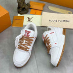 Louis Vuitton LV Trainer White Red