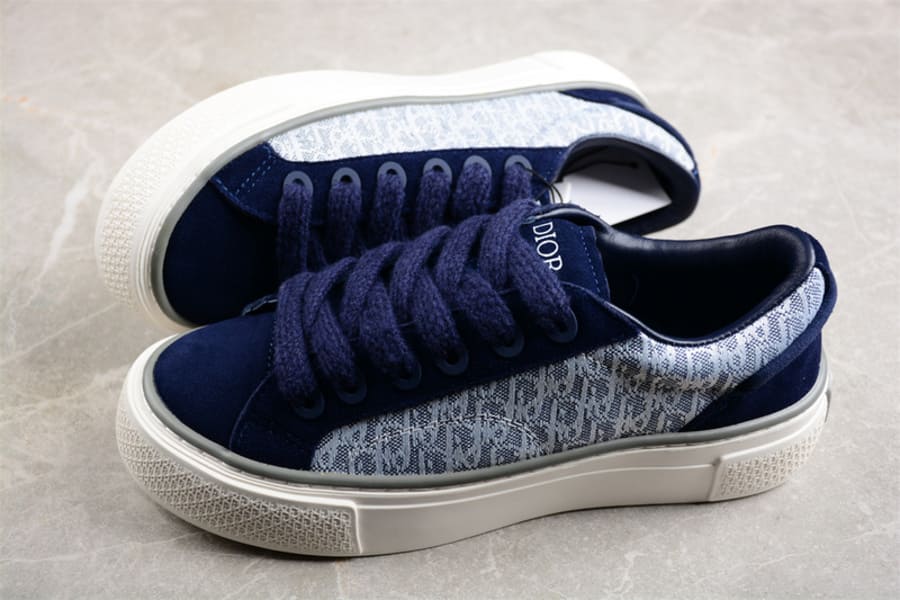 Dior B33 White Navy Blue