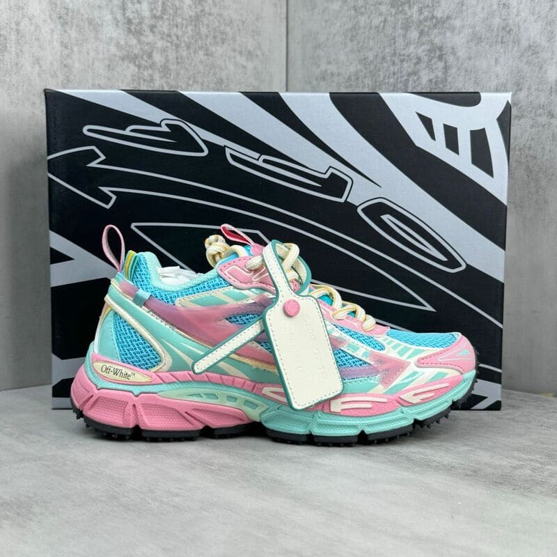 Off-White Be Right Back Pink Light Blue