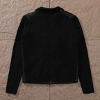 Jaqueta Moncler Matelassê knitting Preta