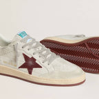Golden Goose Ball Star 'Sneakers' White Star Red