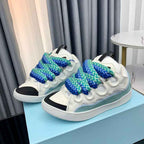 Lanvin Curb White Blue