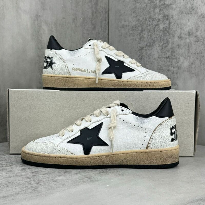 Golden Goose Ball Star 'Sneakers' White Star Black