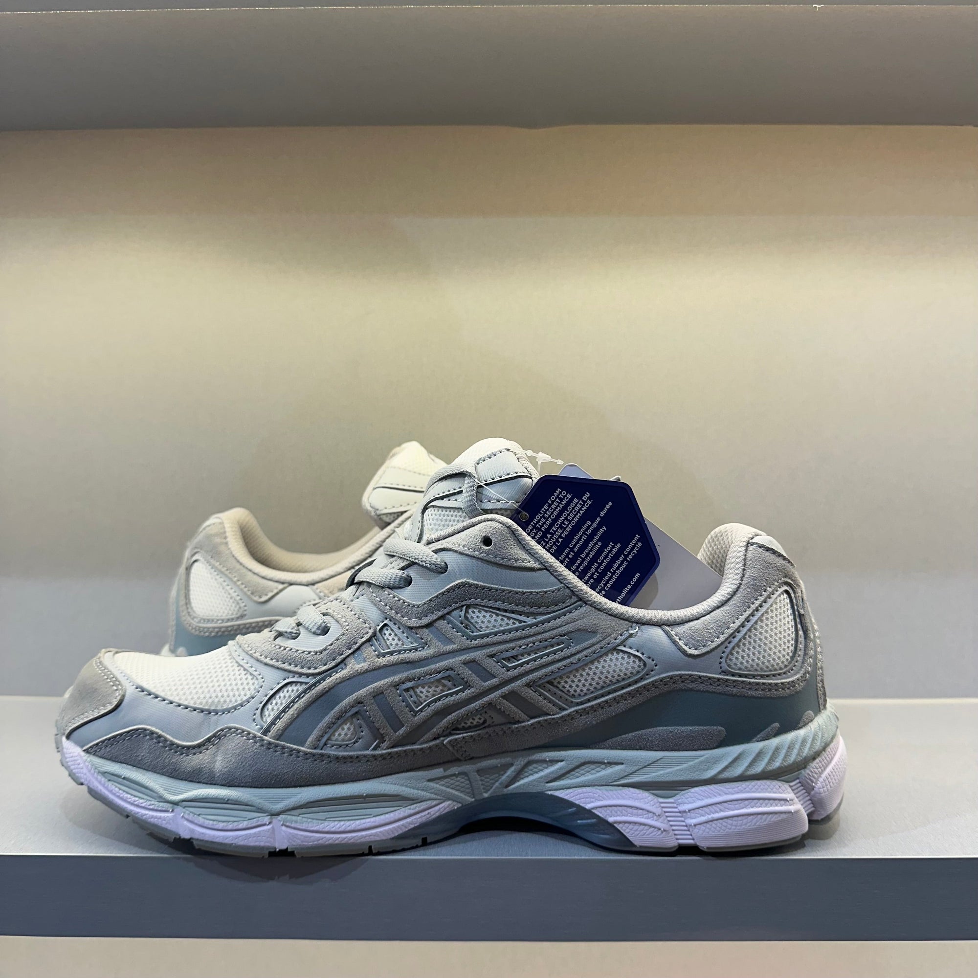 Asics Gel-NYC Cream Cloud Grey (Pronta Entrega)