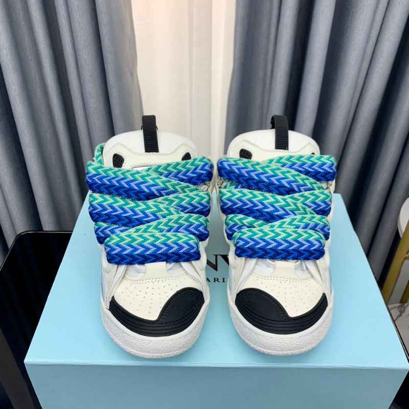 Lanvin Curb White Blue