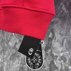 Moletom Chrome Hearts x Matty Boy Flames Vermelho
