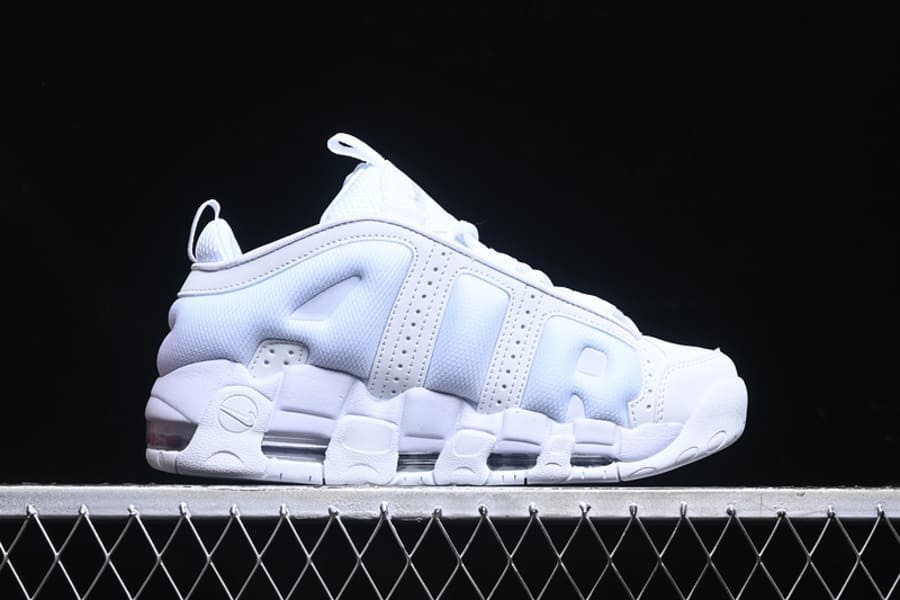 Nike Air More Uptempo Low Triple White