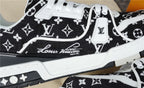 Louis Vuitton Trainer Black Monogram Textile