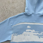 Jaqueta Corteiz Hybrid Knit Alcatraz Azul