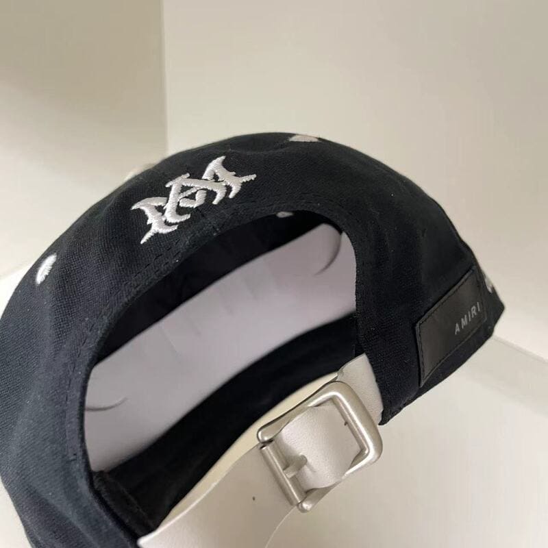 Boné Amiri Spirit AM Logo Preto