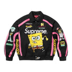 Jaqueta Supreme Jeff Hamilton Racing  x Bob Esponja Preta