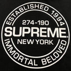 Moletom Supreme Immortal Heather Black