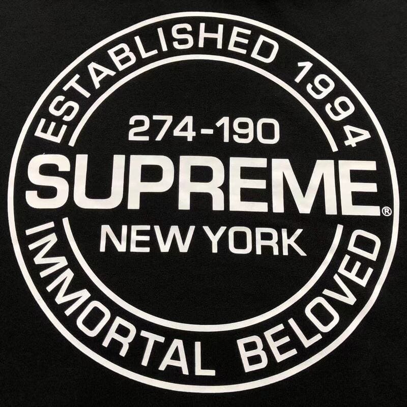 Moletom Supreme Immortal Heather Black