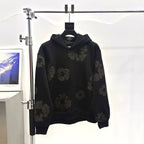 Moletom Denim Tears Cotton Wreath Black Monochrome