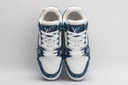 Louis Vuitton LV Trainer Monogram Denim White Blue