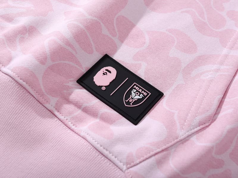 Moletom Bape x Inter Miami Camo Rosa