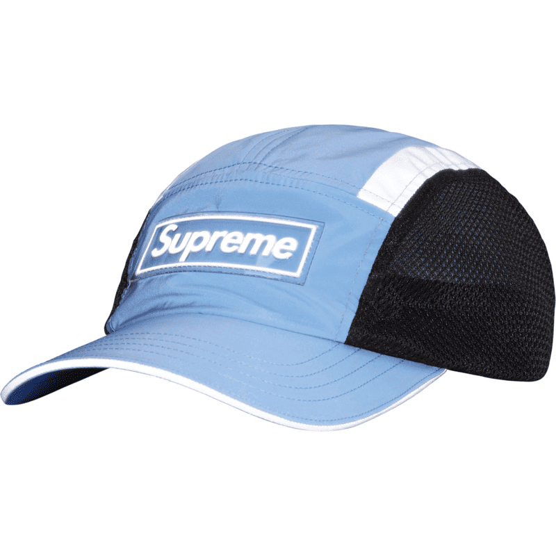 Boné Supreme Side Mesh Camp Cap Light Blue (Reflective)