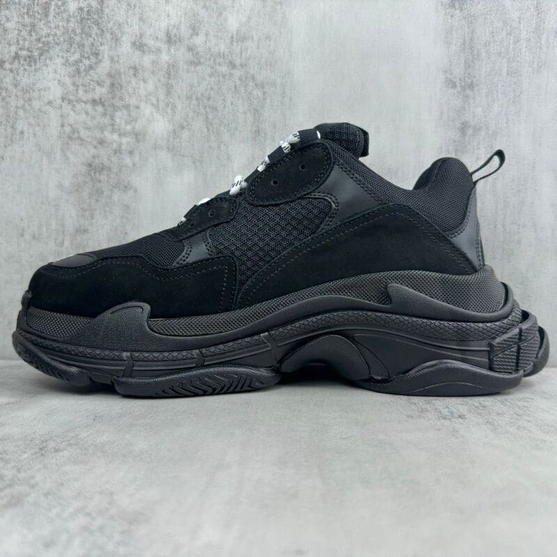 Balenciaga Triple S Tape Type Black