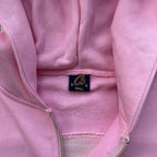 Jaqueta Corteiz Hybrid Knit Alcatraz Rosa