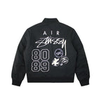 Jaqueta Bomber Nike x Stussy Dupla Face Preta
