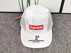 Boné Supreme Mesh Side Panel Camp Branco