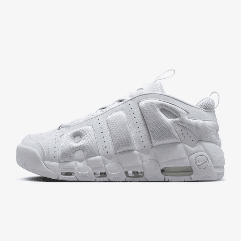 Nike Air More Uptempo Low Triple White