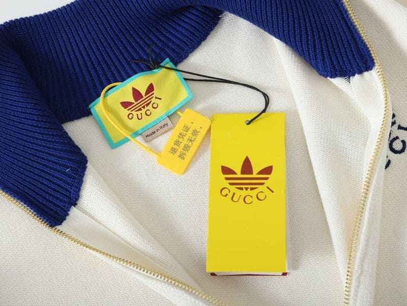 Jaqueta Adidas x Gucci Viscose Zip-Up White