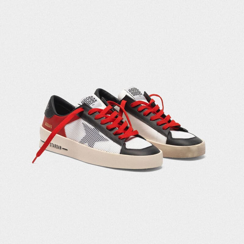 Golden Goose Stardan White Red