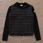 Jaqueta Moncler Matelassê knitting Preta