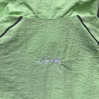 Jaqueta Corta Vento Verde Claro Branco