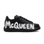 Alexander McQueen Oversized Graffiti Black White