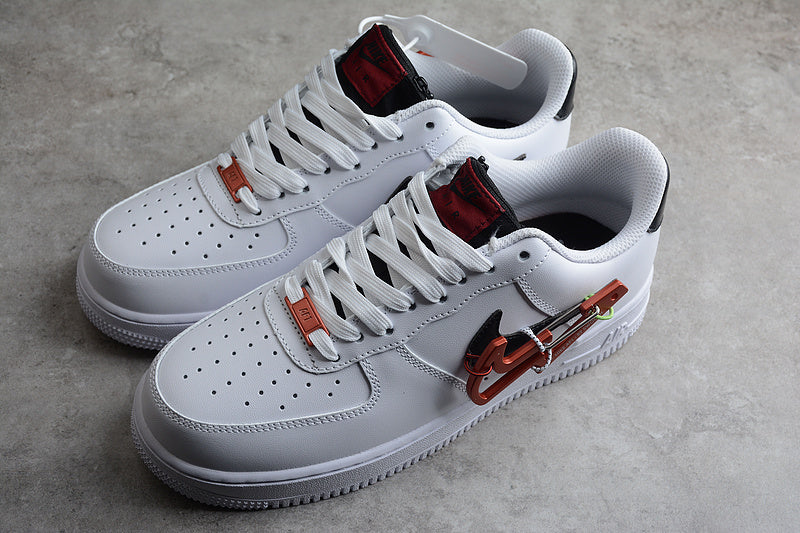 Air Force 1 Low Carabiner Swoosh Red