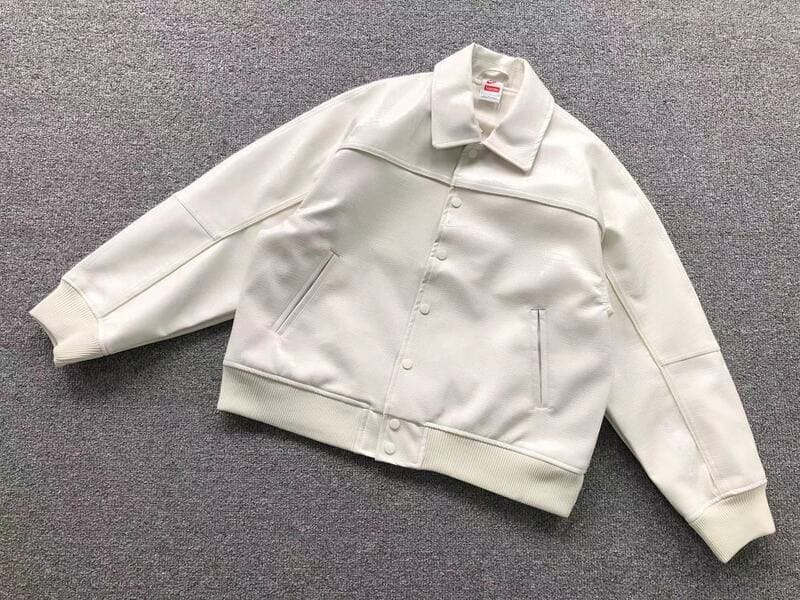 Jaqueta Supreme x Nike Varsity Branca