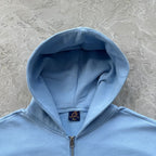 Jaqueta Corteiz Hybrid Knit Alcatraz Azul