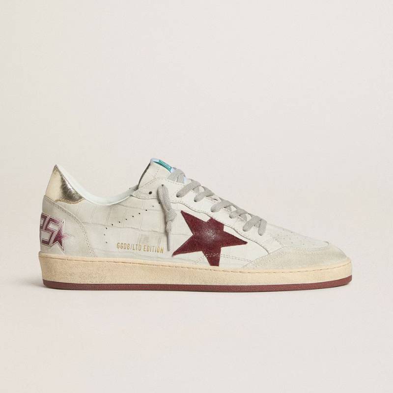 Golden Goose Ball Star 'Sneakers' White Star Red