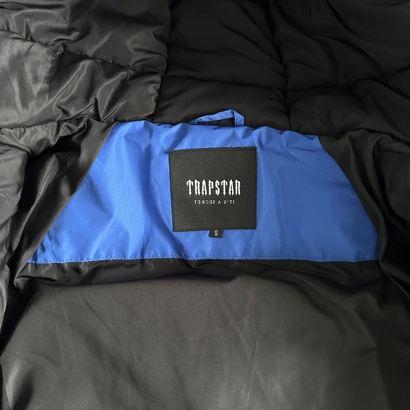 Jaqueta Trapstar Irongate Arch Puffer Black/Blue