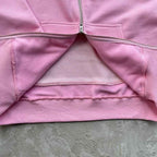 Jaqueta Corteiz Hybrid Knit Alcatraz Rosa