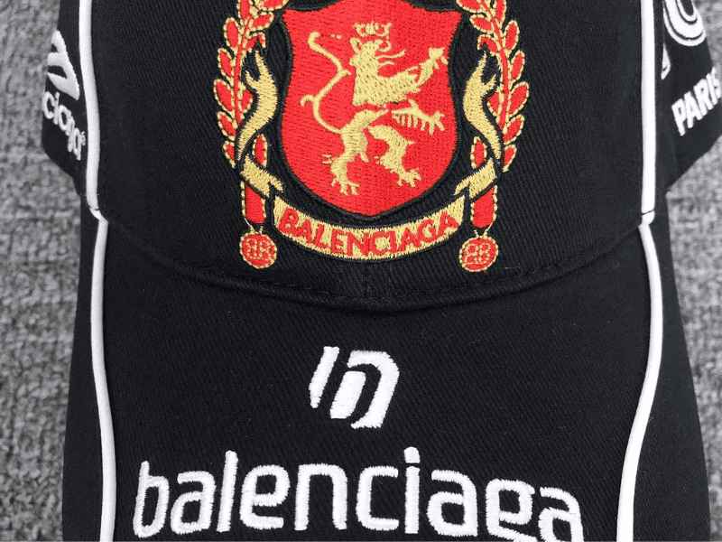 Boné Balenciaga Paris Soccer Black