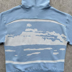 Jaqueta Corteiz Hybrid Knit Alcatraz Azul